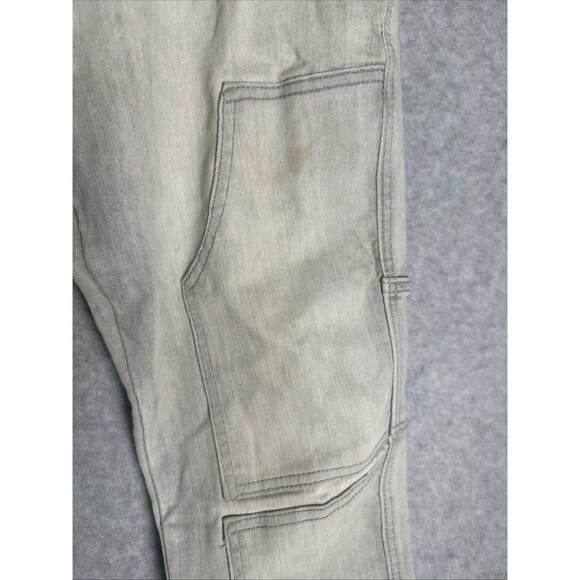 Waimea Jeans Men 30x36 Skinny Light Gray Distressed Skater Stack Street Hip Hop - Picture 4 of 8